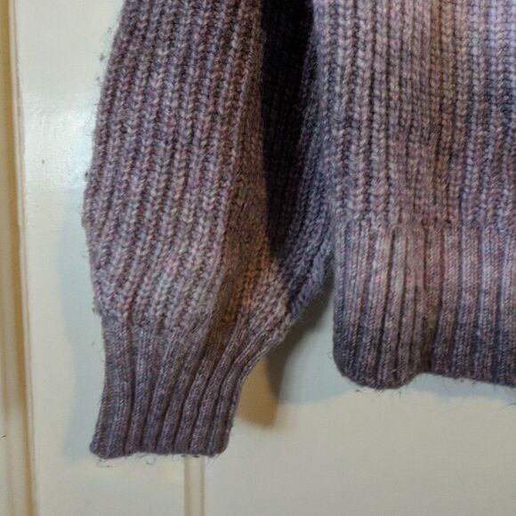 GAP Purple Cardigan Sweater Button Up Large Prep Grunge Vintage Classic - Picture 6 of 12